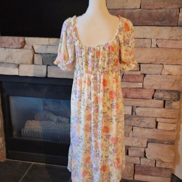 As U Wish Floral Dress Cottagecore - Picture 6 of 12